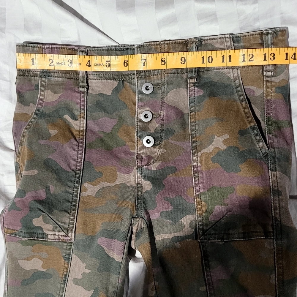 Anthropologie Jefferson Slim Utility Camouflage Pants Size 25 Pre-Owned - Picture 9 of 10